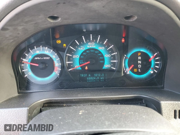 2012 Ford Fusion SE with VIN 3FAHP0HA9CR180021, listed as a Copart auction lot 45402615 with 68,824 mi miles and Salvage Title. Bid and sale history available at DreamBid. Image 9.