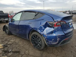 2020 Tesla Model Y Long Range with VIN 5YJYGDEE6LF024397, listed as a Copart auction lot 46519605 with 81,236 mi miles and Non Repairable. Bid and sale history available at DreamBid. Image 2.