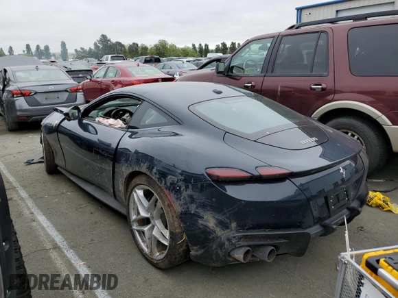 2024 Ferrari Roma z VIN ZFF98RNA9R0301984, wystawiony jako Copart lot #54060024 z przebiegiem Nie podano mil oraz Szkody całkowita. Historia ofert i sprzedaży dostępna na DreamBid. Obrazek 2.