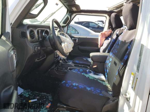 2019 Jeep Wrangler Unlimited Sport Altitude with VIN 1C4HJXDG9KW556159, listed as a Copart auction lot 49736915 with 77,374 mi miles and Salvage title. Bid and sale history available at DreamBid. Image 7.