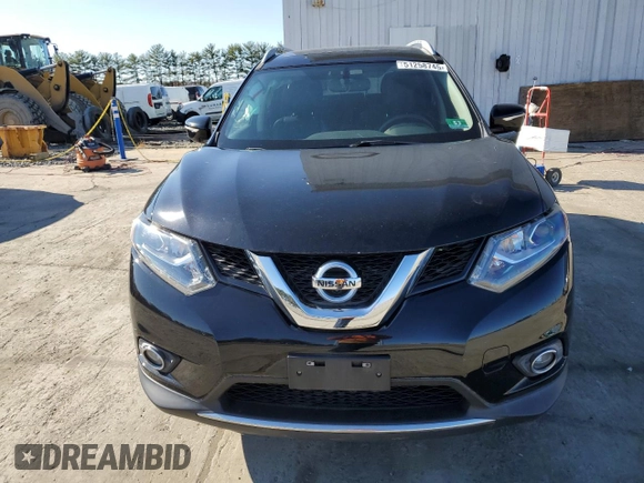 2015 Nissan Rogue SL with VIN 5N1AT2MV4FC762408, listed as a Copart auction lot 51258745 with Not Provided miles and Salvage Title. Bid and sale history available at carsss.com. Image 5.