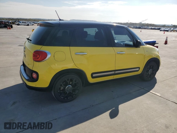 2016 FIAT 500L Trekking with VIN ZFBCFADH8GZ037582, listed as a Copart auction lot 78448494 with 107,744 mi miles and Salvage Title. Bid and sale history available at carsss.com. Image 3.