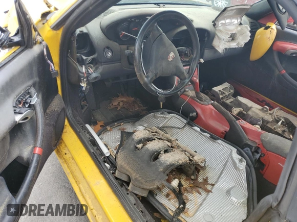 2002 Porsche Boxster with VIN WP0CA29842U621851, listed as a Copart auction lot 56872965 with Not provided miles and Clean title. Bid and sale history available at DreamBid. Image 8.