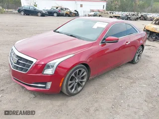 2015 Cadillac ATS Coupe Luxury RWD with VIN 1G6AB1RX5F0112969, listed as a IAAI auction lot 41891868 with NaN miles. Bid and sale history available at carsss.com. Image 17.