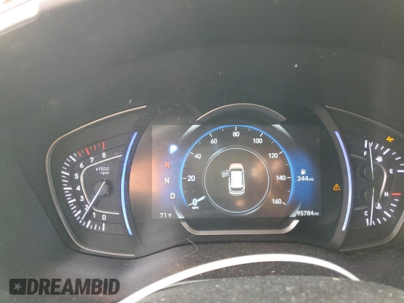 2019 Hyundai Santa Fe SEL Plus z VIN 5NMS33AD2KH032521, wystawiony jako Copart lot #88968355 z przebiegiem 95 784 mil mil oraz Szkoda całkowita • Salvage title. Historia ofert i sprzedaży dostępna na DreamBid. Obrazek 9.