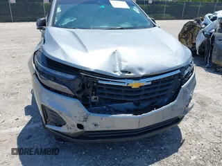 2024 Chevrolet Equinox LS with VIN 3GNAXHEG9RL168375, listed as a IAAI auction lot 42056222 with 8,615 mi miles and . Bid and sale history available at DreamBid. Image 6.