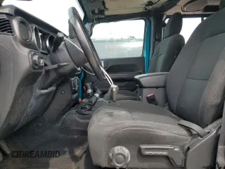 2020 Jeep Wrangler Unlimited Willys with VIN 1C4HJXDN4LW137202, listed as a Copart auction lot 50797485 with 109,509 mi miles and Salvage title. Bid and sale history available at DreamBid. Image 7.