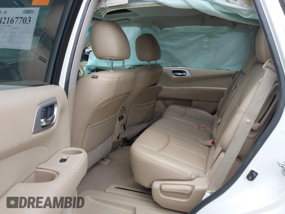 2015 Nissan Pathfinder Platinum z VIN 5N1AR2MM0FC601933, wystawiony jako IAAI lot #42167703 z przebiegiem 97 899 mil mil oraz . Historia ofert i sprzedaży dostępna na DreamBid. Obrazek 8.