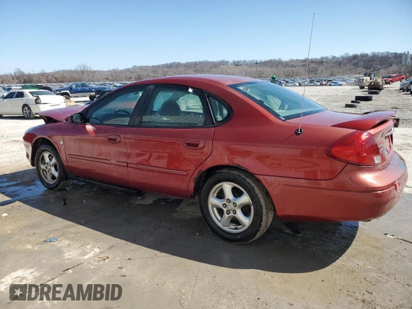 2002 Ford Taurus SES Standard with VIN 1FAFP55S92A191112, listed as a Copart auction lot 48329055 with 238,135 mi miles and Salvage Title. Bid and sale history available at carsss.com. Image 2.