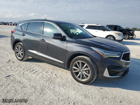 2019 Acura RDX w/Technology Pkg with VIN 5J8TC1H53KL005464, listed as a Copart auction lot 88370595 with 84,710 mi miles and Salvage Title. Bid and sale history available at carsss.com. Image 4.
