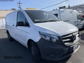 2020 Mercedes-Benz Metris Cargo with VIN W1YV0BEY7L3725500, listed as a IAAI auction lot 42128511 with 46,018 mi miles. Bid and sale history available at carsss.com. Image 1.