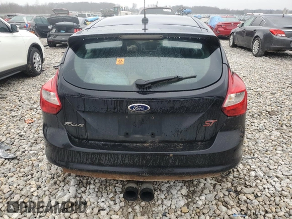 2014 Ford Focus ST with VIN 1FADP3L97EL344011, listed as a Copart auction lot 81901864 with Not Provided miles and Clean Title. Bid and sale history available at carsss.com. Image 6.