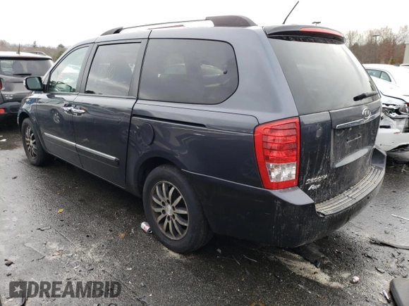 2012 Kia Sedona EX with VIN KNDMH4C7XC6488806, listed as a Copart auction lot 39989144 with 186,622 mi miles and Salvage Title. Bid and sale history available at carsss.com. Image 2.
