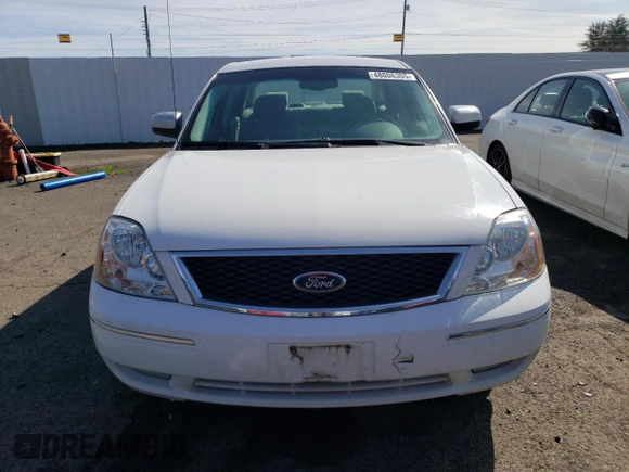 2005 Ford Five Hundred SEL z VIN 1FAFP24135G107018, wystawiony jako Copart lot #48006305 z przebiegiem 113 760 mil mil oraz Szkoda całkowita • Salvage title. Historia ofert i sprzedaży dostępna na DreamBid. Obrazek 5.