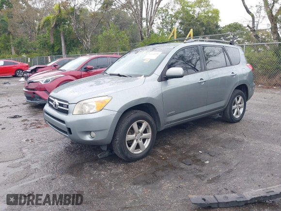 2006 Toyota RAV4 Limited with VIN JTMZK34V765000422, listed as a IAAI auction lot 41334290 with 201,993 mi miles and . Bid and sale history available at DreamBid. Image 2.