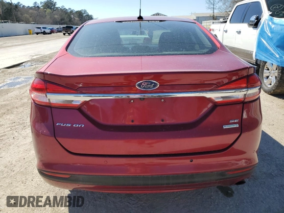 2018 Ford Fusion SE with VIN 3FA6P0HD1JR180500, listed as a Copart auction lot 48113425 with 154,947 mi miles and Salvage Title. Bid and sale history available at carsss.com. Image 6.