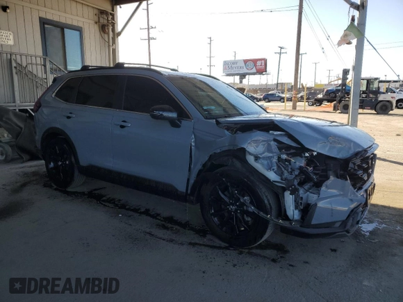2024 Honda CR-V Sport with VIN 7FARS5H50RE007242, listed as a Copart auction lot 47623255 with 22,406 mi miles and Salvage Title. Bid and sale history available at DreamBid. Image 4.