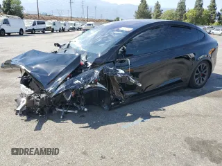 2024 Tesla Model X Plaid with VIN 7SAXCBE67RF444346, listed as a Copart auction lot 63254914 with Not Provided miles and Salvage Title. Bid and sale history available at DreamBid. Image 1.