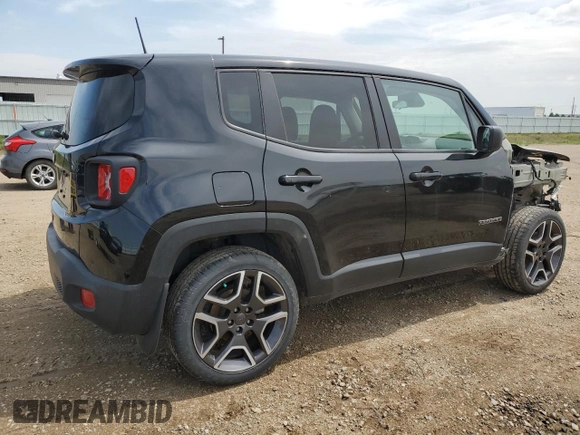 2021 Jeep Renegade Upland with VIN ZACNJDAB6MPN32408, listed as a Copart auction lot 54579344 with 16,471 mi miles and Non repairable. Bid and sale history available at DreamBid. Image 3.
