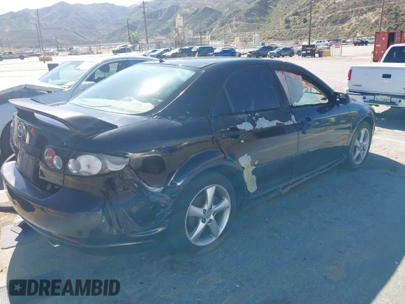 2008 Mazda 6 i Sport VE with VIN 1YVHP80C985M39391, listed as a IAAI auction lot 42009104 with 177,399 mi miles. Bid and sale history available at carsss.com. Image 4.