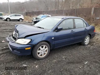 2002 Mitsubishi Lancer LS with VIN JA3AJ36E62U045279, listed as a Copart auction lot 83882654 with 208,175 mi miles and Salvage Title. Bid and sale history available at carsss.com. Image 1.