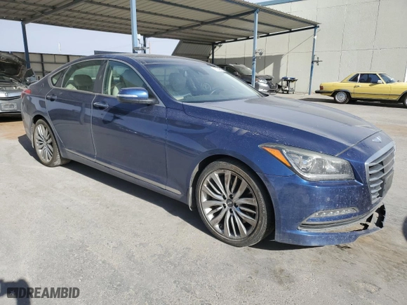 2015 Hyundai Genesis 5.0L with VIN KMHGN4JFXFU085128, listed as a Copart auction lot 51349885 with 189,475 mi miles and Salvage Title. Bid and sale history available at carsss.com. Image 4.