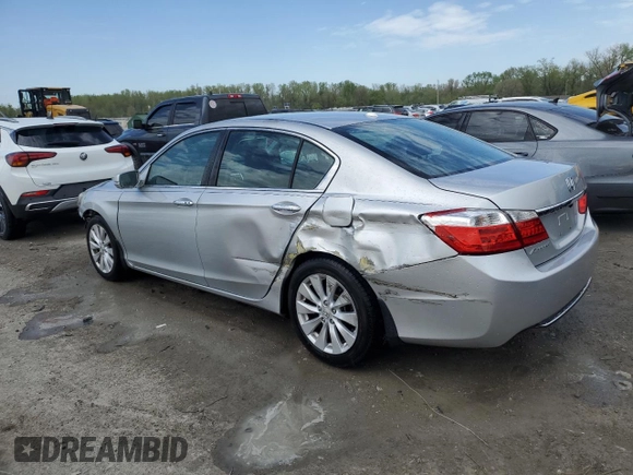 2014 Honda Accord Sedan EX-L with VIN 1HGCR2F87EA293474, listed as a Copart auction lot 49748234 with 92,598 mi miles and Salvage Title. Bid and sale history available at carsss.com. Image 2.