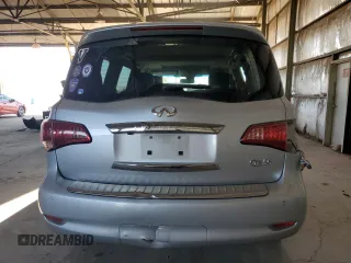 2012 Infiniti QX56 7-passenger with VIN JN8AZ2NF8C9515013, listed as a Copart auction lot 73123884 with 124,300 mi miles and Salvage Title. Bid and sale history available at carsss.com. Image 6.