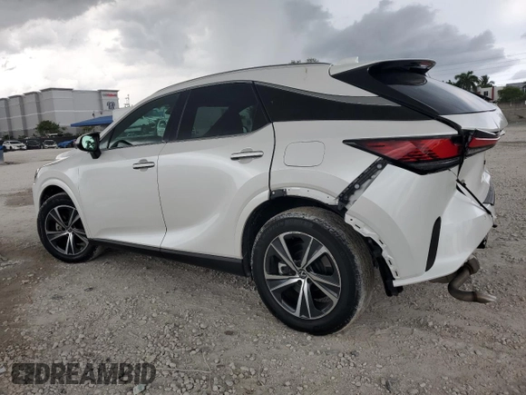 2024 Lexus RX 350 with VIN 2T2BAMBA3RC033074, listed as a Copart auction lot 59332485 with 16,803 mi miles and Salvage title. Bid and sale history available at DreamBid. Image 2.