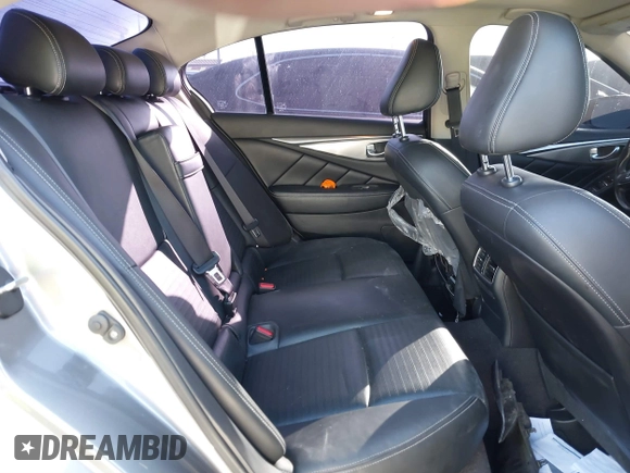 2018 Infiniti Q50 3.0t LUXE with VIN JN1EV7AP0JM592010, listed as a IAAI auction lot 41521512 with 103,966 mi miles. Bid and sale history available at carsss.com. Image 8.