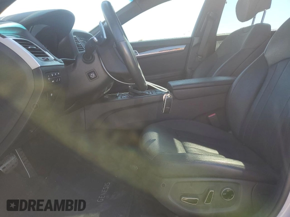 2019 Genesis G80 3.8L with VIN KMTFN4JE6KU313290, listed as a Copart auction lot 50179045 with 41,648 mi miles and Salvage title. Bid and sale history available at DreamBid. Image 7.