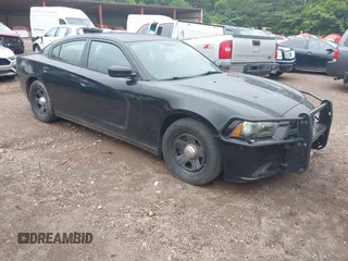 2013 Dodge Charger Police with VIN 2C3CDXAT2DH580344, listed as a IAAI auction lot 42626189 with 187,858 mi miles and . Bid and sale history available at DreamBid. Image 1.