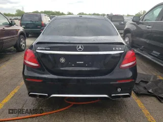 2018 Mercedes-Benz E-Class AMG E 63 S with VIN WDDZF8KB6JA374813, listed as a Copart auction lot 54470114 with 0 mi miles and Salvage Title. Bid and sale history available at carsss.com. Image 6.