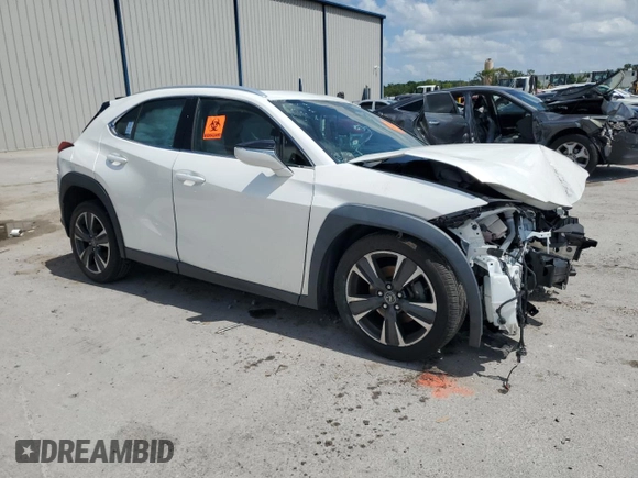 2020 Lexus UX with VIN JTHP3JBH9L2029521, listed as a Copart auction lot 51378295 with 83,472 mi miles and Salvage Title. Bid and sale history available at carsss.com. Image 4.