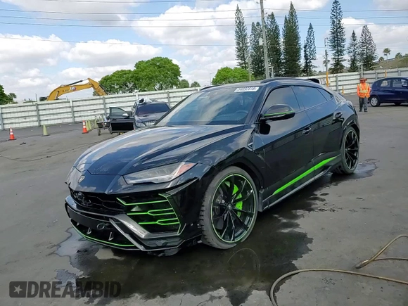 2021 Lamborghini Urus z VIN ZPBUA1ZL5MLA11073, wystawiony jako Copart lot #54892515 z przebiegiem 28 263 mil mil oraz Nie do naprawy • Non repairable. Historia ofert i sprzedaży dostępna na DreamBid. Obrazek 14.