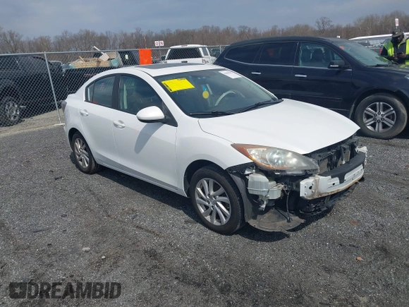 2012 Mazda 3 i Grand Touring with VIN JM1BL1W89C1693586, listed as a IAAI auction lot 41846392 with 110,400 mi miles and . Bid and sale history available at DreamBid. Image 1.