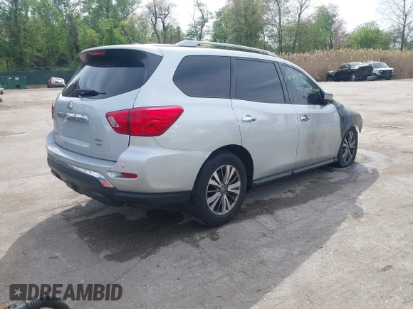2018 Nissan Pathfinder SV with VIN 5N1DR2MM0JC662298, listed as a IAAI auction lot 42093409 with Not provided miles and . Bid and sale history available at DreamBid. Image 4.