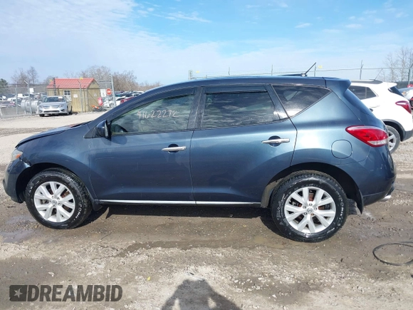2014 Nissan Murano S with VIN JN8AZ1MW7EW503919, listed as a IAAI auction lot 41622272 with 136,590 mi miles and . Bid and sale history available at DreamBid. Image 14.