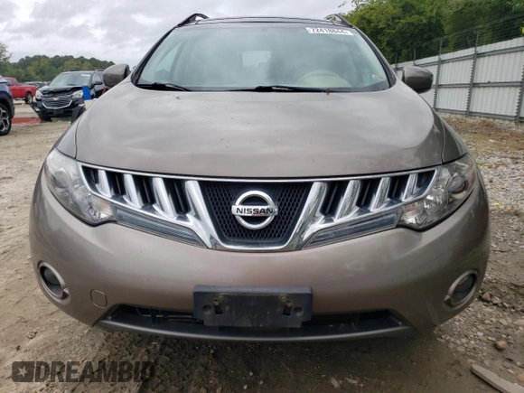 2009 Nissan Murano LE with VIN JN8AZ18W79W207069, listed as a Copart auction lot 72418844 with 188,117 mi miles and Clean Title. Bid and sale history available at carsss.com. Image 5.