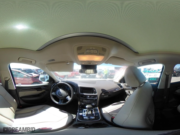 2017 Audi Q5 Premium Plus with VIN WA1L2AFP8HA023897, listed as a IAAI auction lot 41731587 with 128,119 mi miles. Bid and sale history available at carsss.com. Image 19.