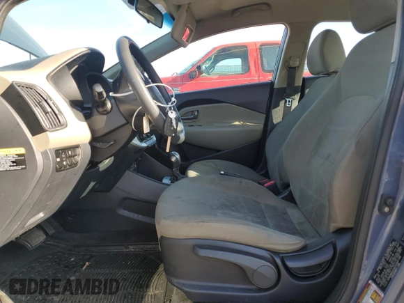 2016 Kia Rio LX with VIN KNADM4A30G6684798, listed as a Copart auction lot 54304005 with 49,719 mi miles and Salvage Title. Bid and sale history available at DreamBid. Image 7.