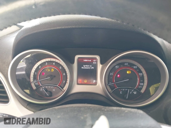 2014 Dodge Journey SE with VIN 3C4PDCAB7ET134454, listed as a IAAI auction lot 41966206 with 145,814 mi miles and . Bid and sale history available at DreamBid. Image 7.