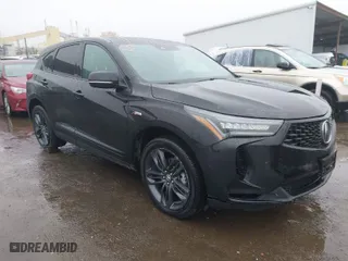 2023 Acura RDX w/A-Spec Package with VIN 5J8TC2H65PL011711, listed as a IAAI auction lot 41354679 with 20,432 mi miles. Bid and sale history available at carsss.com. Image 1.
