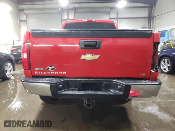 2010 Chevrolet Silverado 1500 LS with VIN 1GCSKREA0AZ160336, listed as a Copart auction lot 42542095 with 55,688 mi miles and Salvage Title. Bid and sale history available at DreamBid. Image 6.