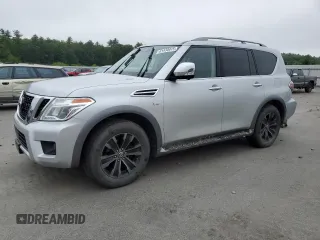 2018 Nissan Armada SL z VIN JN8AY2NC5J9553496, wystawiony jako Copart lot #61430915 z przebiegiem 150 506 mil mil oraz Czysty tytuł • Clean title. Historia ofert i sprzedaży dostępna na DreamBid. Obrazek 1.