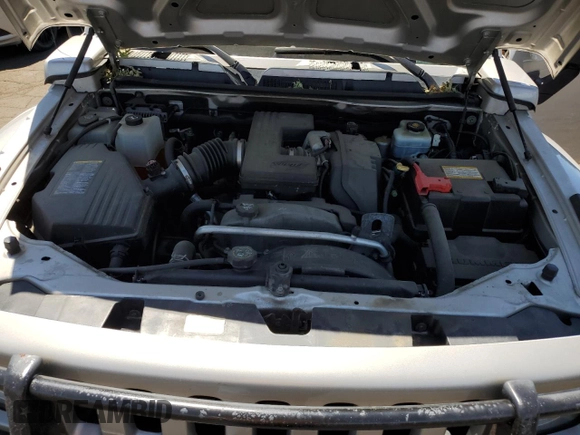 2007 Hummer H3 SUV with VIN 5GTDN13E078254585, listed as a Copart auction lot 60173854 with 96,873 mi miles and Non Repairable. Bid and sale history available at carsss.com. Image 12.