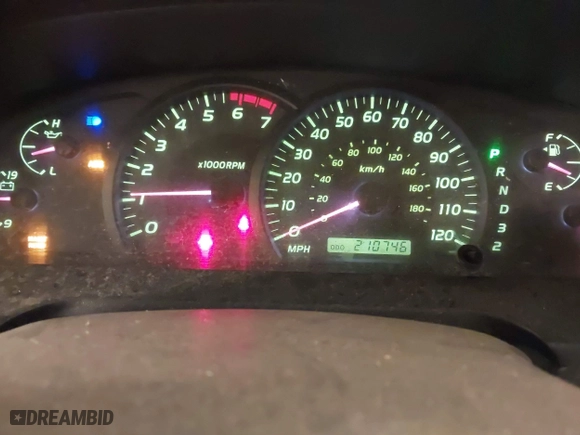 2005 Toyota Tundra SR5 with VIN 5TBBT44155S459077, listed as a IAAI auction lot 41622265 with 210,746 mi miles. Bid and sale history available at carsss.com. Image 16.