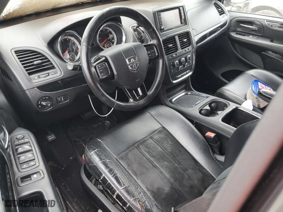 2017 Dodge Grand Caravan SXT with VIN 2C4RDGCG7HR612159, listed as a Copart auction lot 86223284 with 0 mi miles and Salvage Title. Bid and sale history available at carsss.com. Image 8.