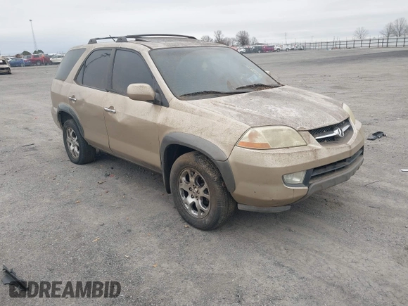 2001 Acura MDX Touring Pkg with VIN 2HNYD18691H513700, listed as a IAAI auction lot 41733475 with 274,715 mi miles. Bid and sale history available at carsss.com. Image 1.