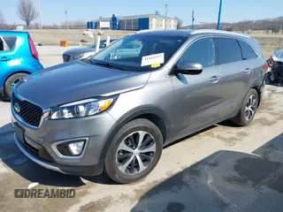 2016 Kia Sorento EX with VIN 5XYPH4A5XGG039708, listed as a IAAI auction lot 41694923 with 87,887 mi miles. Bid and sale history available at carsss.com. Image 2.